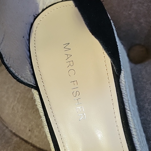 Marc Fisher Suede Platform Sandals - Picture 6 of 7